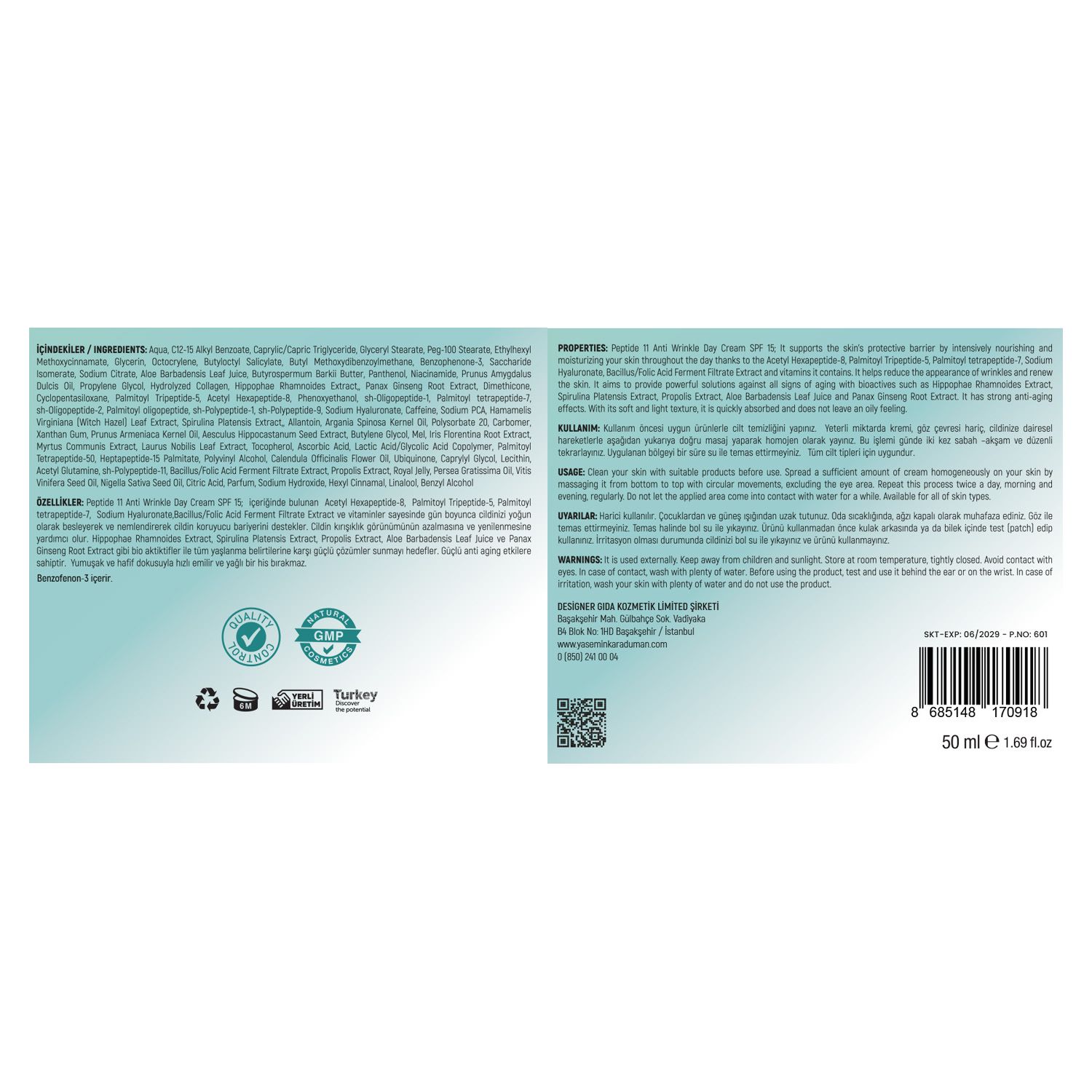 Sıkılaştırıcı ve Kırışıklık Karşıtı Gündüz Kremi - 2